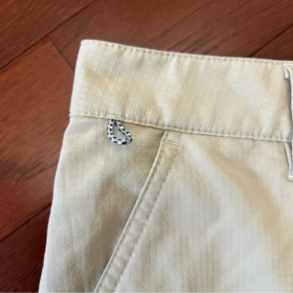 Columbia PFG Cargo Shorts Men’s Size 34 Beige 10” Inseam Fishing Performance